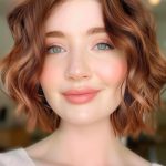 auburn-wavy-bob-with-center-part-short-hairstyle-