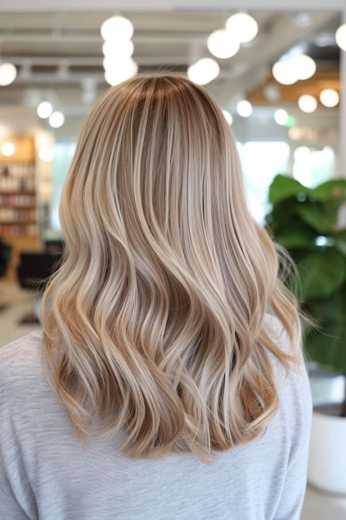 Beige blond with brown undertones.