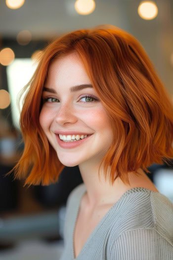 Copper Auburn Bob.