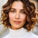 curly-bob-with-highlights-hairstyle-on-woman-with