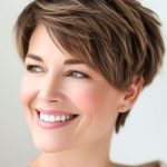 layered-pixie-bob-on-smiling-older-woman-in-her-40