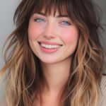 shaggy-ombre-long-layers-hairstyle-with-bangs-