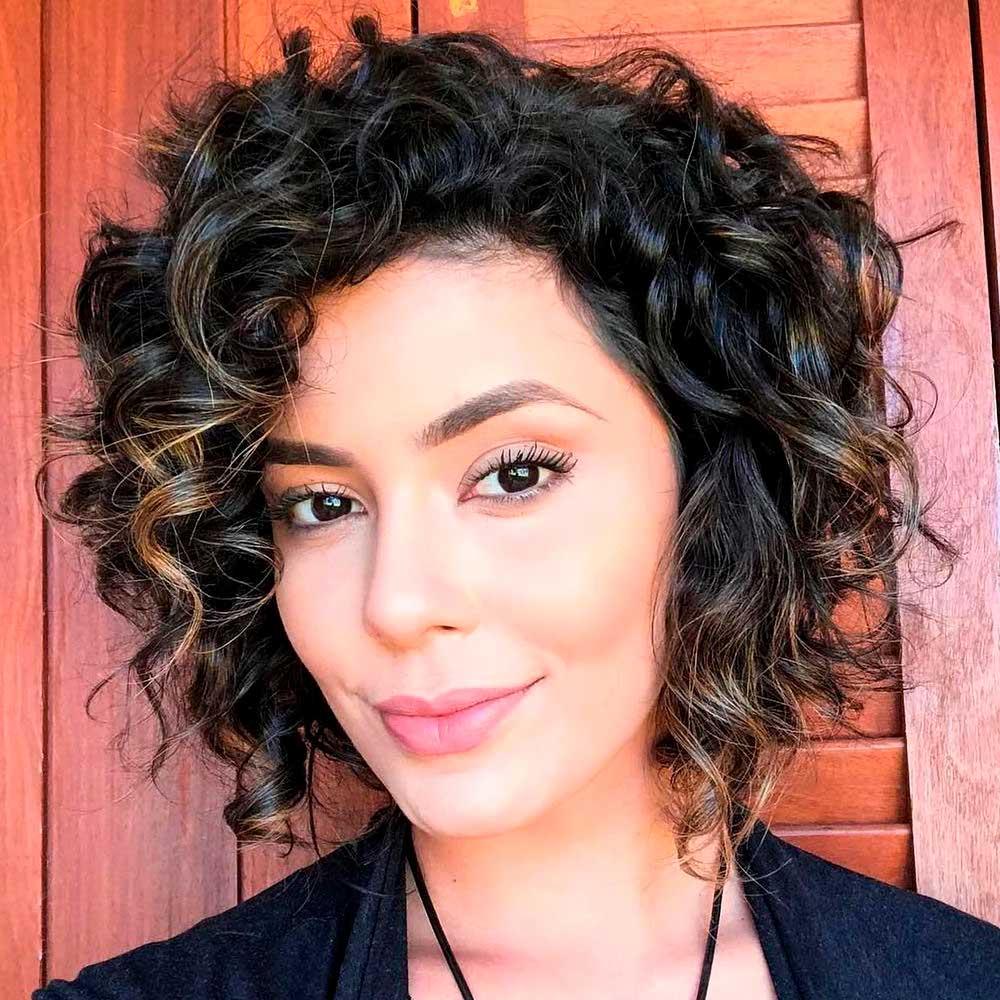 Short Curly Bob