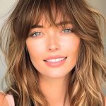 tousled-layers-with-bangs-medium-length-haircut-on