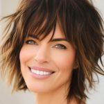 tousled-shag-for-thick-hair-short-hairstyle-