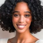 voluminous-curly-bob-hairstyle-on-a-smiling-black