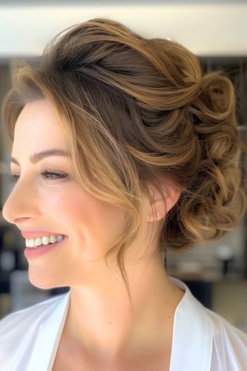 Voluminous Updo For Thick Hair Short Hairstyle For Thick Hair.