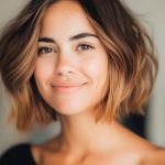 wavy-bob-with-face-framing-highlights-short-hairst