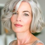 wavy-silver-bob-hairstyle-on-older-woman-with-silv