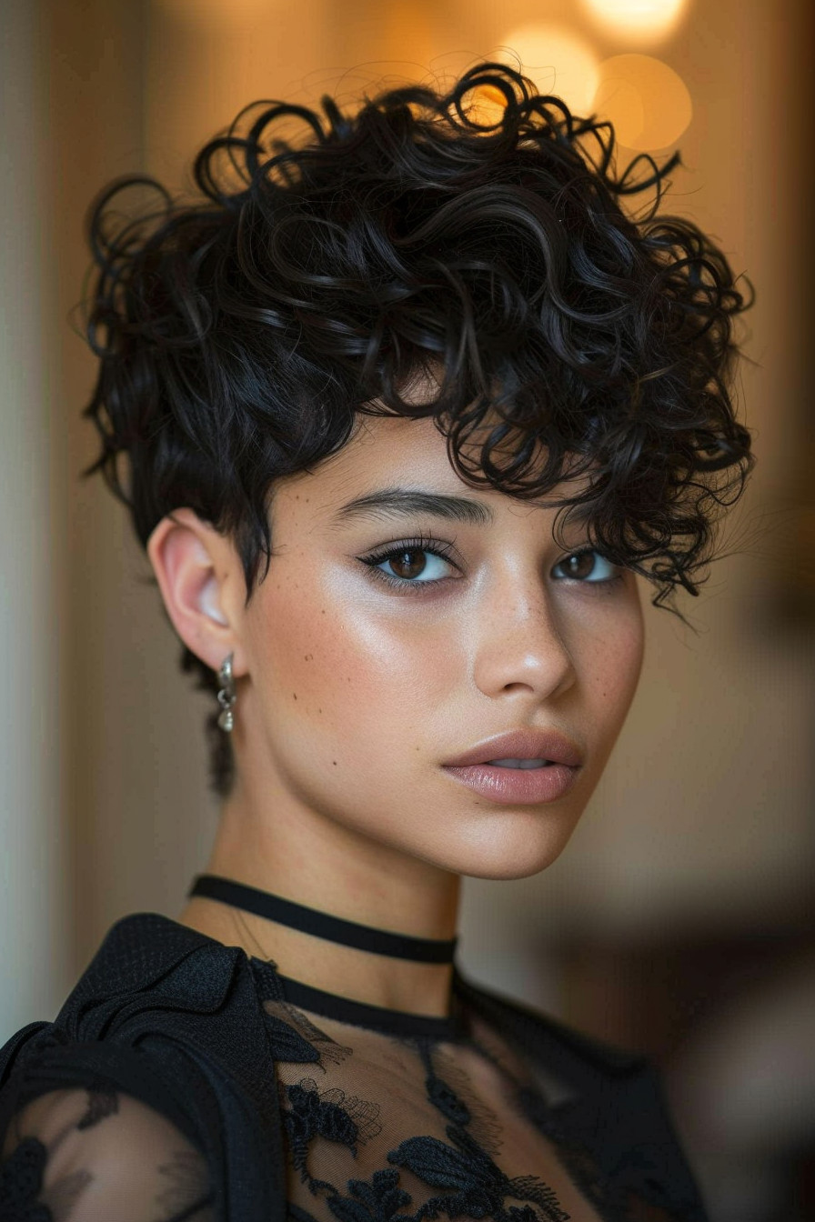 1. Classic Curly Pixie for Black Women - Short Curly Hairstyles For Women - Short Curly Hairstyles For Women