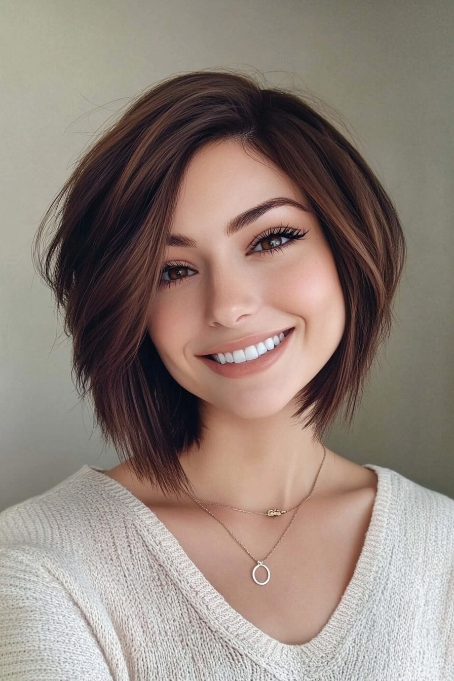 2. Layered Inverted Bob (Short Bob Hairstyles For Women) - Short Bob Hairstyles For Women