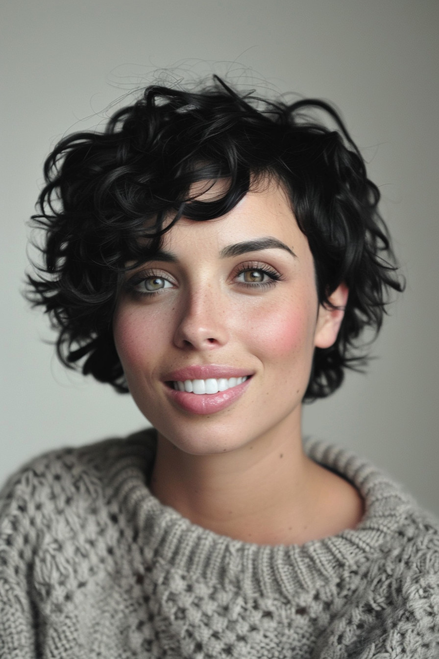 20. Short and Sassy Curly Bob - Short Curly Hairstyles For Women - Short Curly Hairstyles For Women