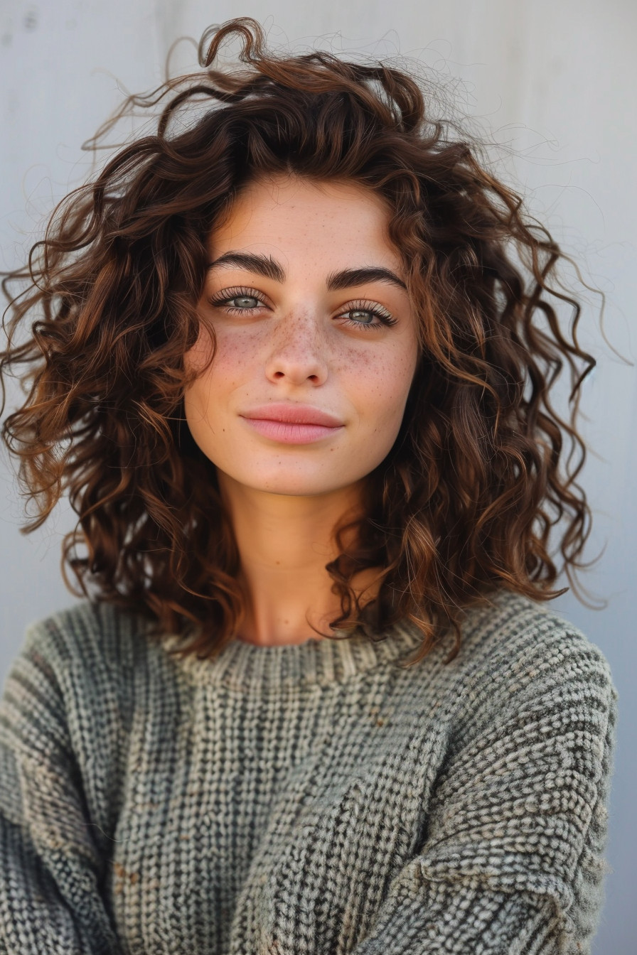 3. Edgy Balayage Curly Crop - Short Curly Hairstyles For Women - Short Curly Hairstyles For Women