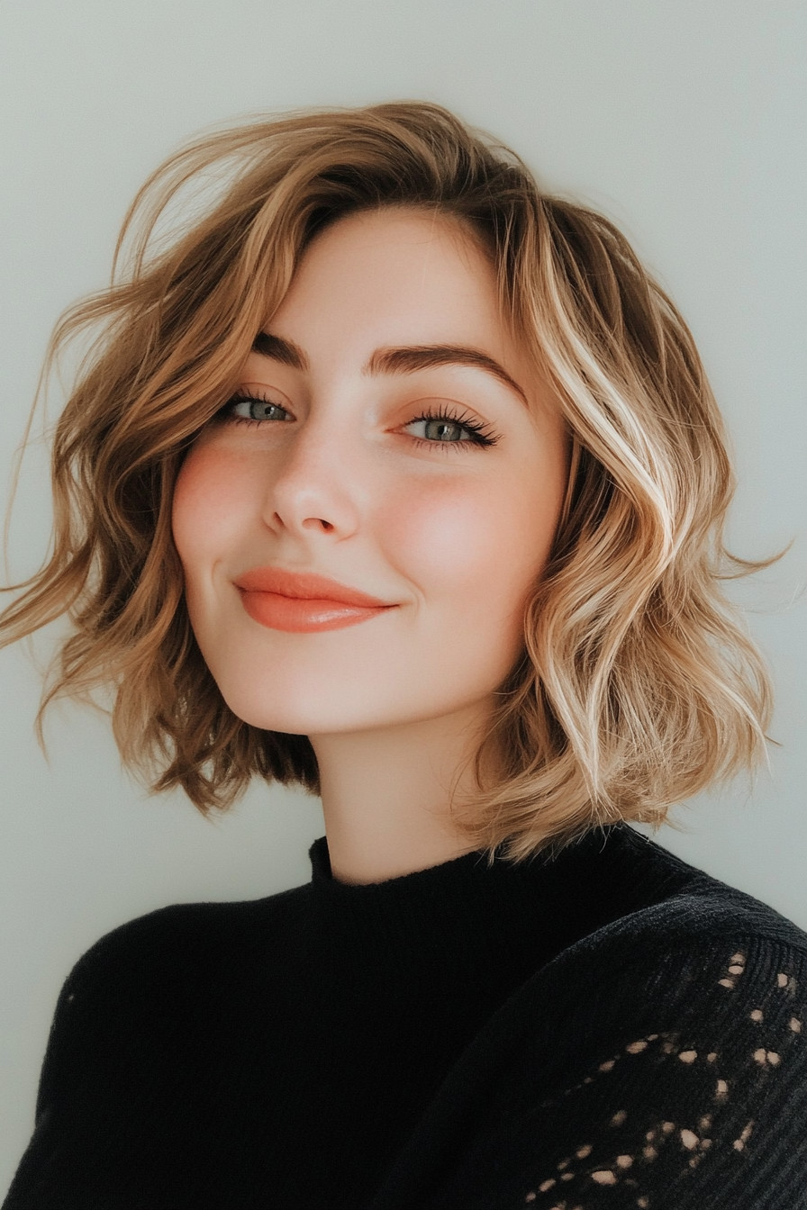 3. Sassy Wavy Bob (Short Bob Hairstyles For Women) - Short Bob Hairstyles For Women