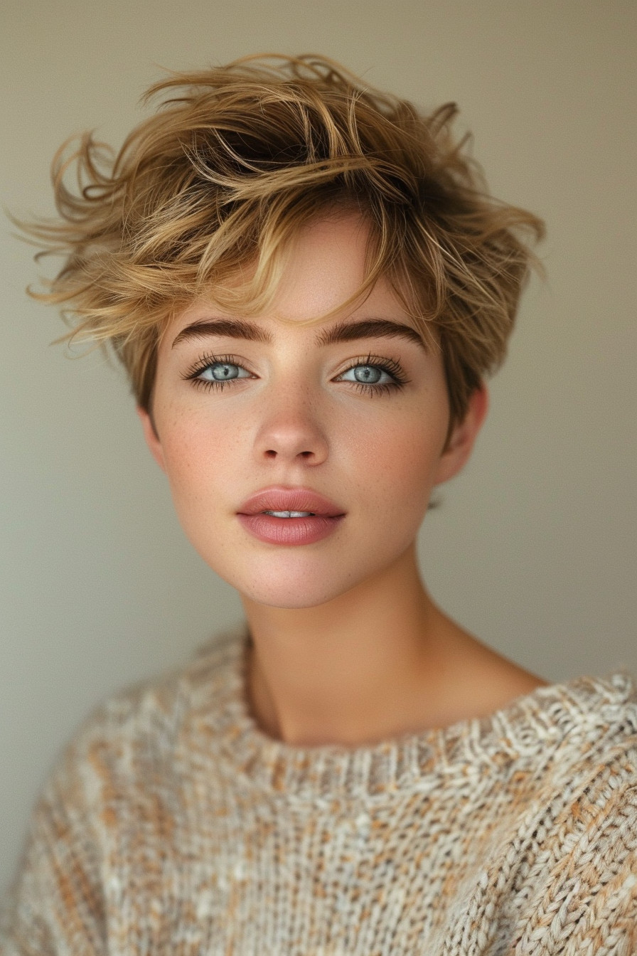 3. Textured Pixie for Thick Hair - Short Pixie Haircuts