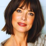 blunt-bob-with-fringe-hairstyle-for-women-over-50-