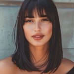 blunt-lob-with-bangs-medium-length-hairstyle-with