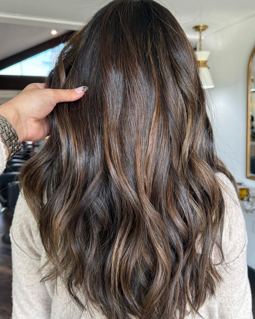 caramel highlights