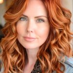 copper-wavy-layers-hairstyle-on-woman-with-copper