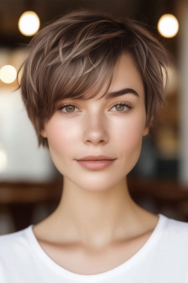 Effortless Pixie Bob, textured pixie haircut, textured bob