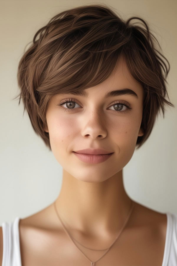 Effortless Short Shag, modern short haircut