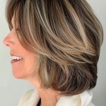 feathered-layered-lob-hairstyle-for-women-over-50-