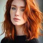 fiery-red-copper-wavy-layers-medium-length-haircut