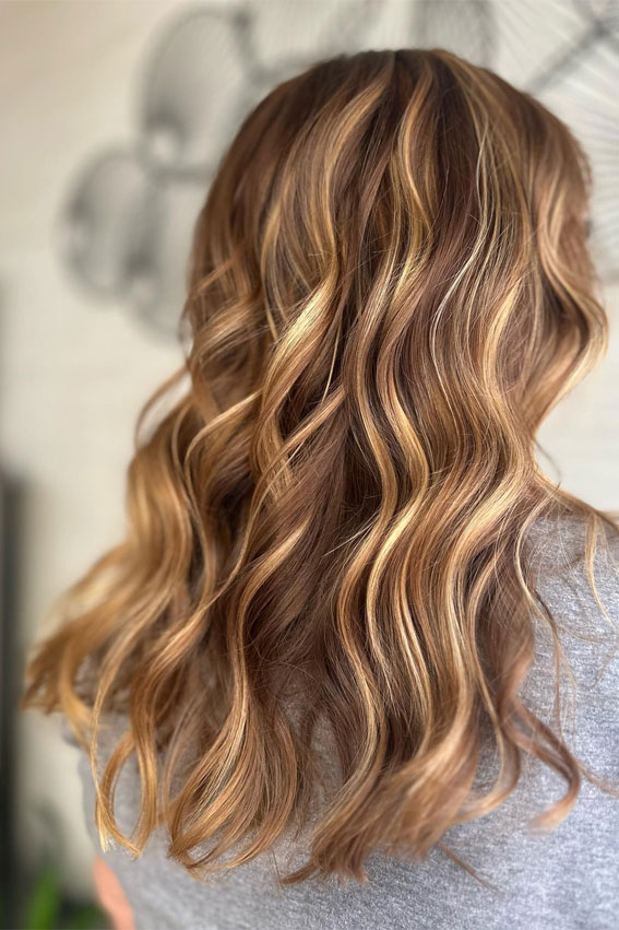 honey blonde highlights, brown hair color ideas, brunette hair color ideas, hair color for brunette