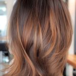 layered-caramel-highlights-on-shoulder-length-hair