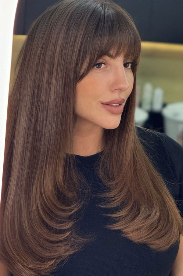 Layered Hairstyles, long layered haircut, Layered Hairstyles long hair, face-framing layers long hair, long haircuts, front layered haircuts for long hair, layered haircuts for long hair, Short layered haircuts for long hair, Medium length layered haircuts for long hair