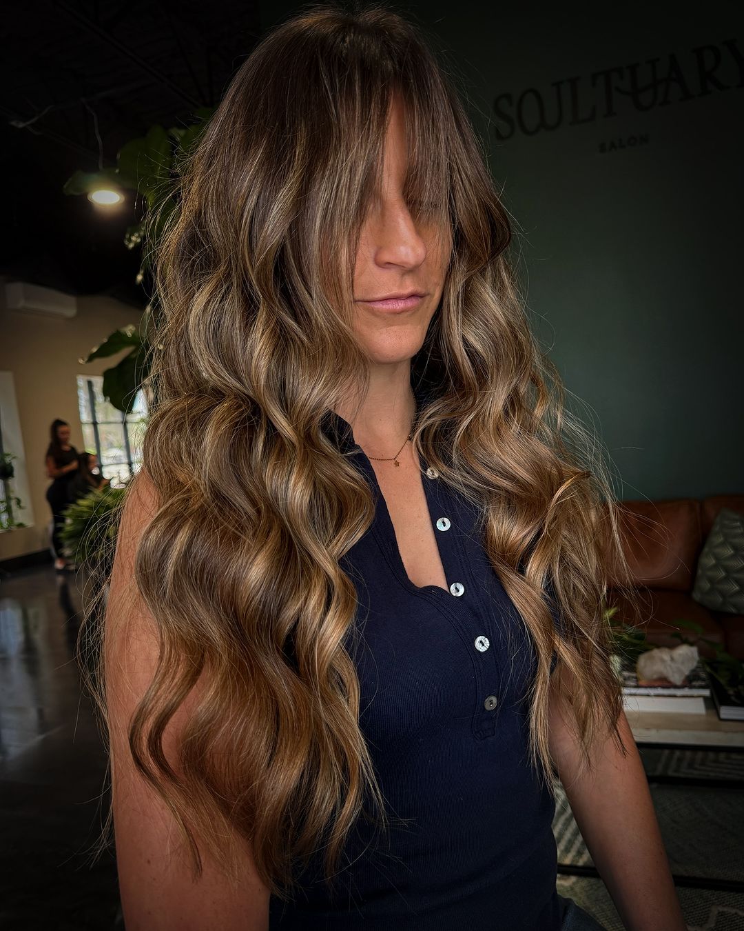 lived-in brunette balayage