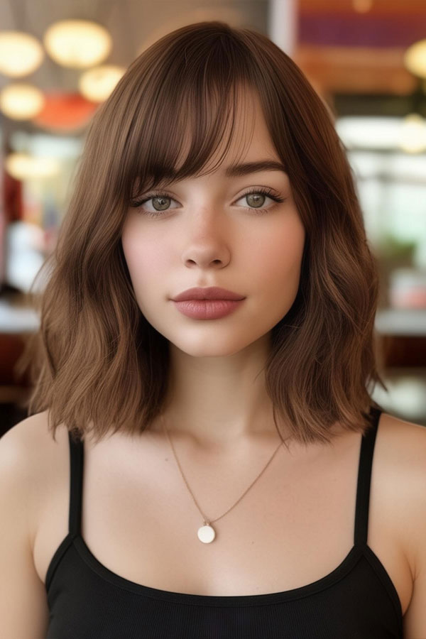 Long Bob with Wispy Bangs