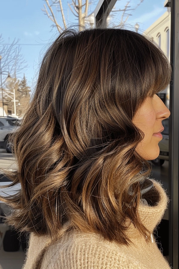 Rich Chocolate Layers, medium-length hairstyle