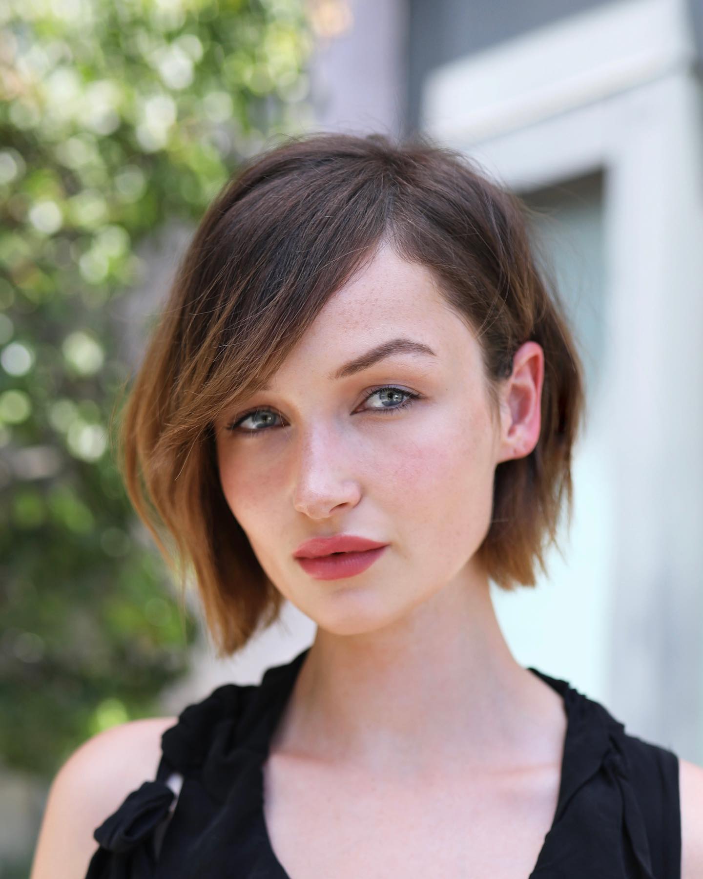 short layered bob