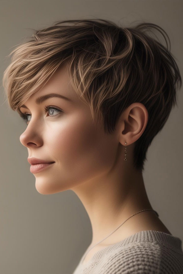 Side-Swept Pixie