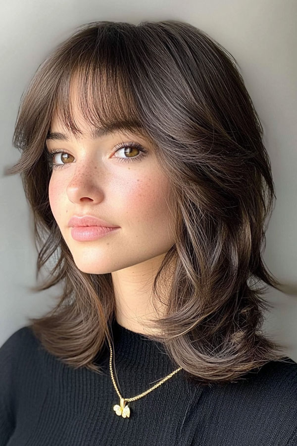 Sleek Brunette Layers