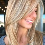 straight-blonde-layers-medium-length-haircut-