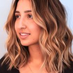 wavy-highlighted-layers-medium-length-hair-