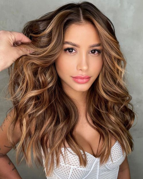 Delicious Caramel Bronde Highlights