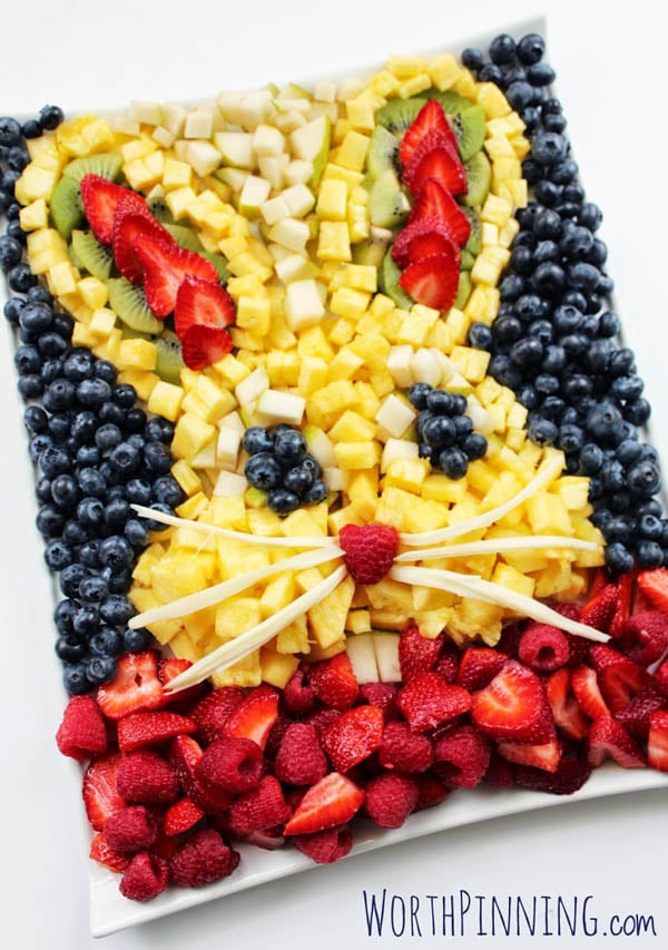 Easter Bunny Fruit Platter