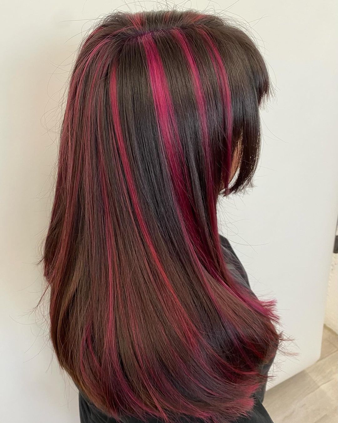 Red Chunky Highlights Combined with Babylights