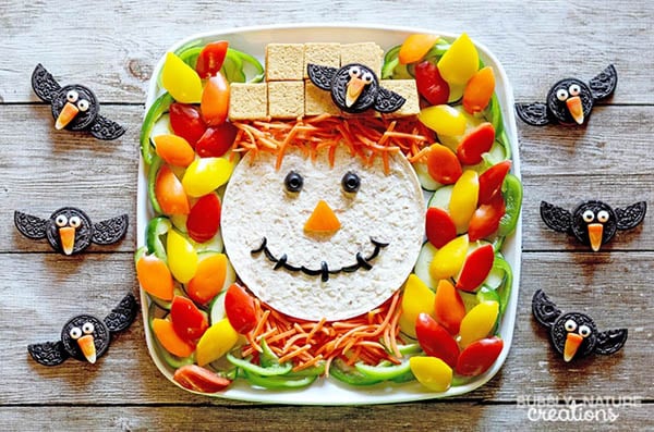 Scarecrow Veggie Tray