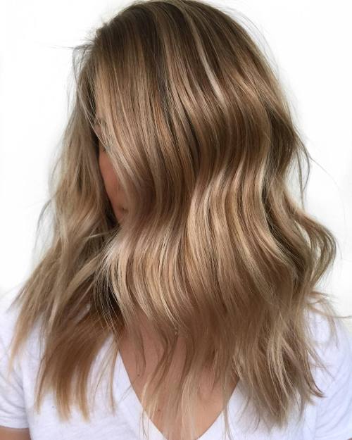 Caramel Bronde Balayage Hair