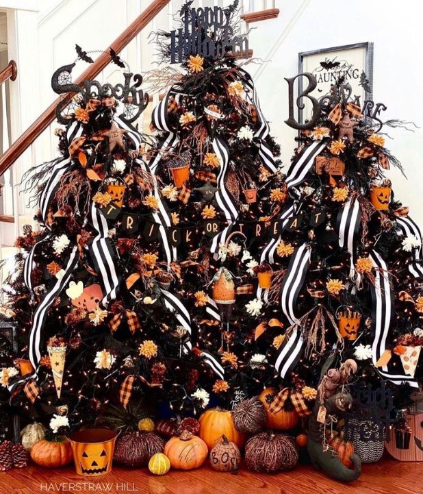 halloween christmas trees