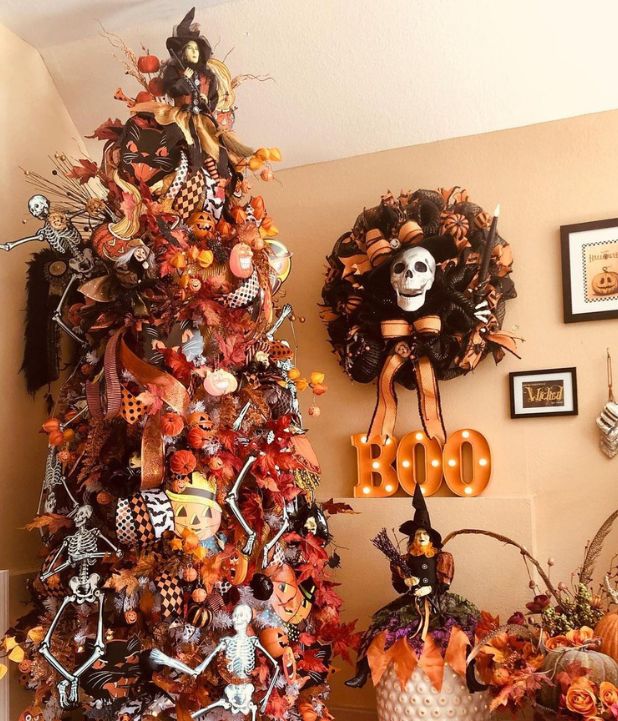 halloween christmas trees