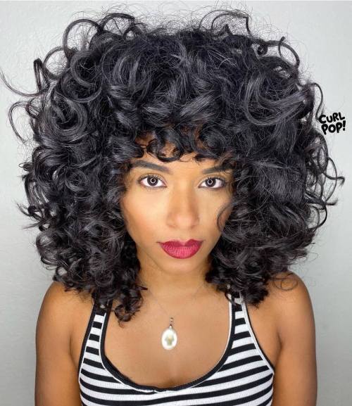 Mystic Big Charcoal Curls