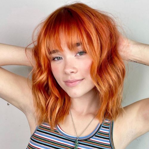 Pumpkin Spice Hair Color 