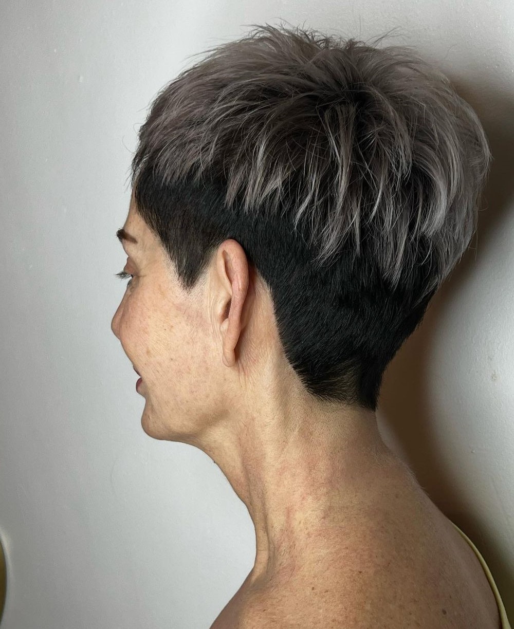 Soft Two Tone Pixie Hairstyle