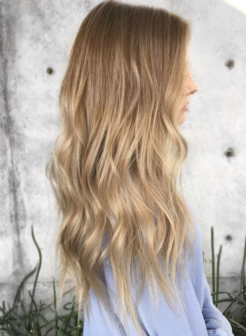 Subtle Brown Blonde Ombre Hair