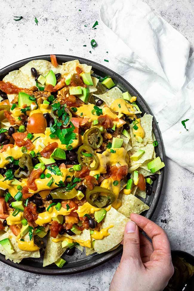 Vegan Fully Loaded Nachos